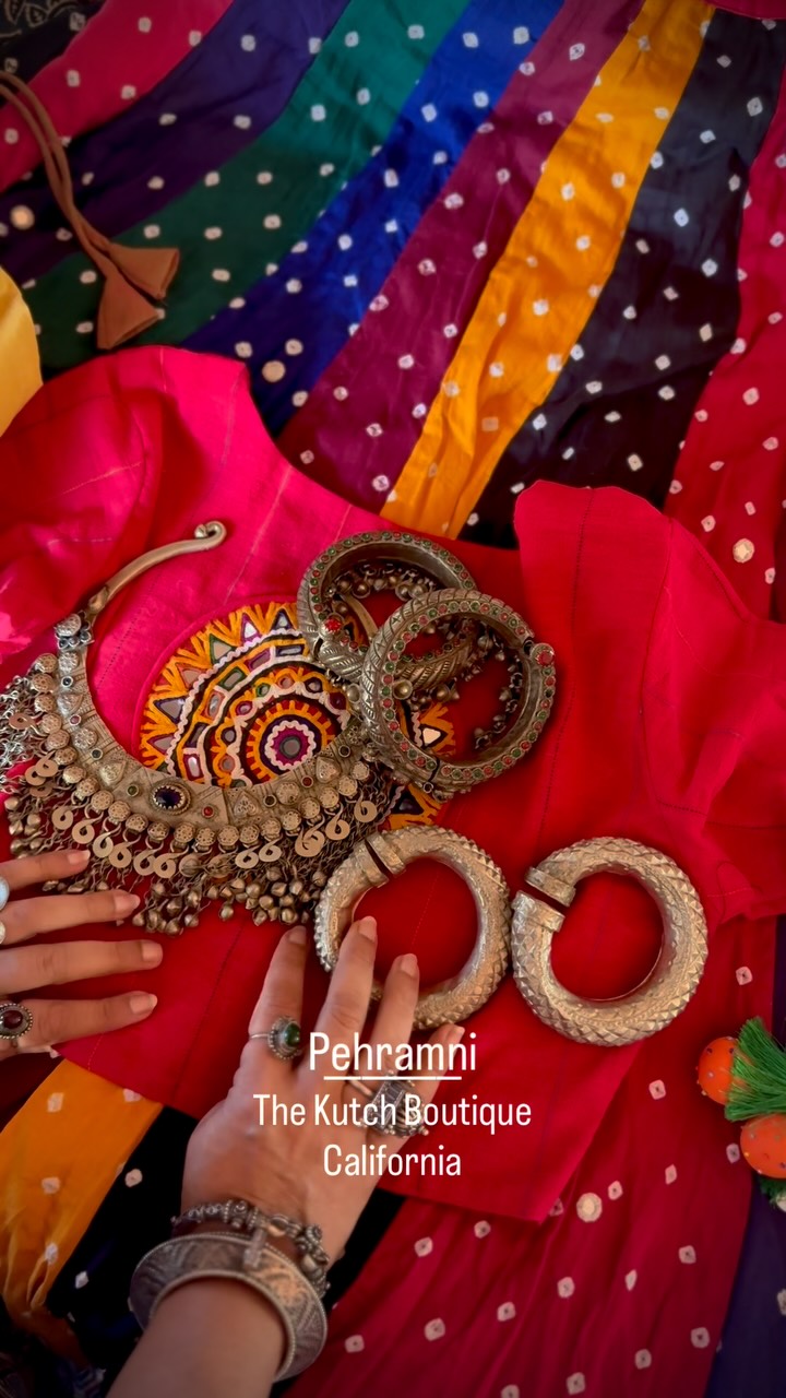 Versatile hand embroidered Kutchi blouses