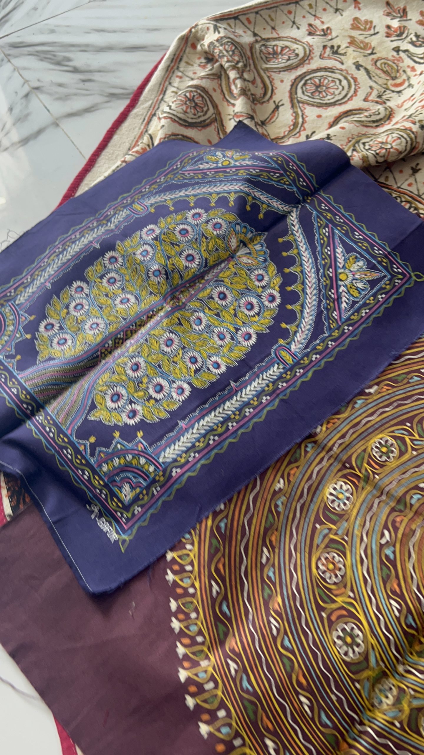 Detailed Kutch embroidery