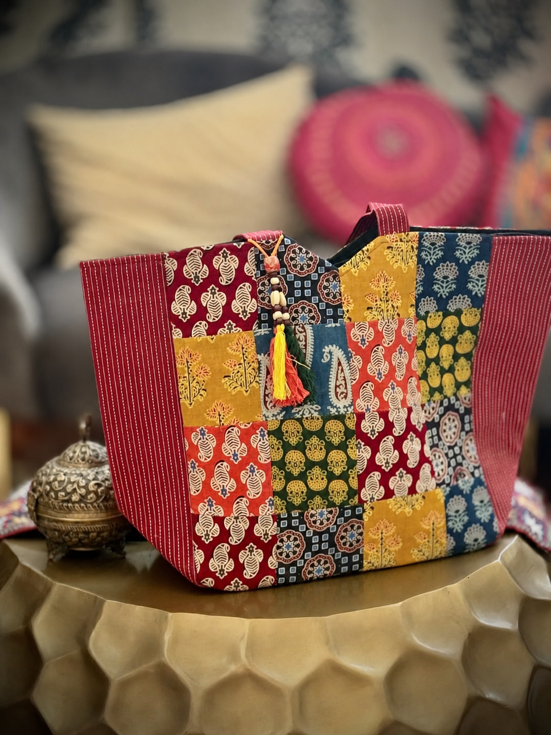 Handcrafted pouch and clutch by Pehramni