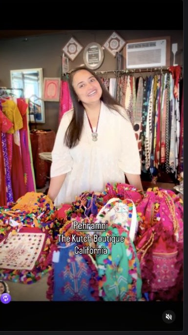 Hand-embroidered potlis and batwas crafted by Kutch artisans